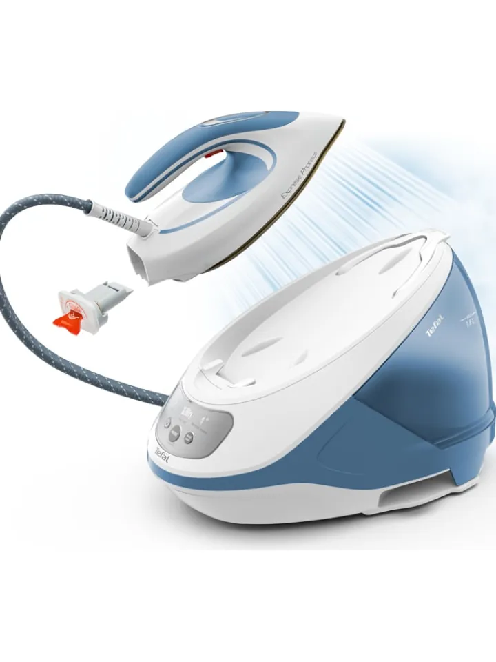 Tefal Klima & Haushalt|Bügeleisen<Dampfbügelstation "Express Protect" in Blau