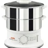 Tefal Küchenelektronik<Dampfgarer "VC1451" in Silber/ Weiß
