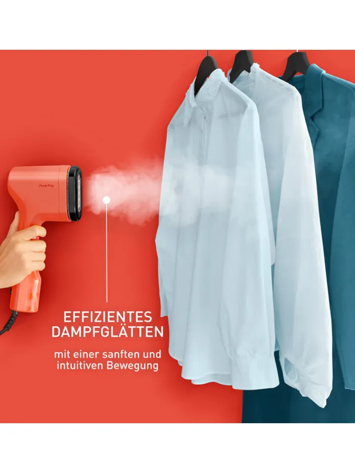 Tefal Bügeleisen|Klima & Haushalt<Dampfglätter "Pure Pop" in Rot