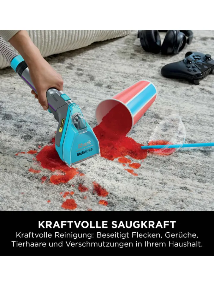 Shark Staubsauger<Dampfreiniger PX200EUT StainStriker in Türkis
