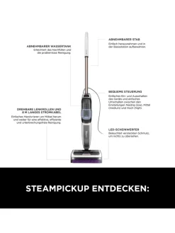 Shark Staubsauger<Dampfreiniger SteamPickUp SD200EU in weiß