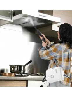 COSTWAY Staubsauger<Dampfreiniger 1500W Aufheizzeit 10s in Weiß