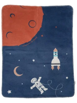 David Fussenegger Wohndecken & Plaids<Decke "Mila - Mars" in Dunkelblau