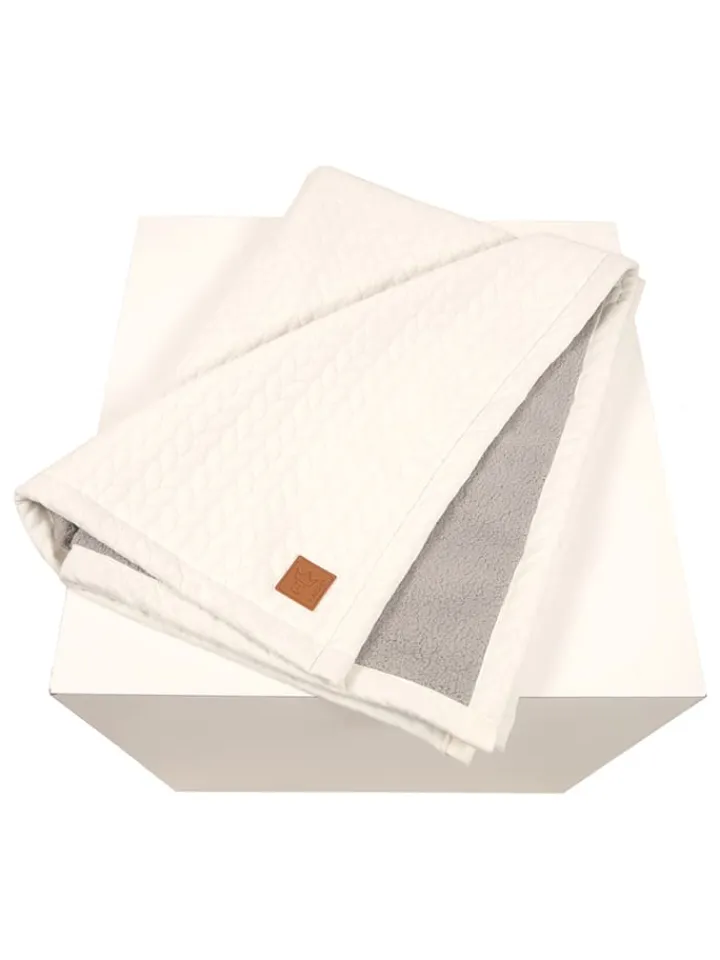 Kaiser Naturfellprodukte Wohndecken & Plaids<Decke "Quilly" in Creme - (L)100 x (B)75 cm