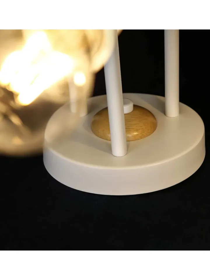 ZMH Decken- & Hängeleuchten<Deckenleuchte 6-flammige E27 in Weiß Retro Flurlampe