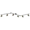 Globo lighting Decken- & Hängeleuchten<Deckenleuchte in Schwarz - (L)180 x (B)8 x (H)18,5 cm