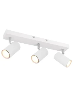 Globo lighting Decken- & Hängeleuchten<Deckenleuchte in Weiß - (L)41 x (B)6 x (H)12 cm