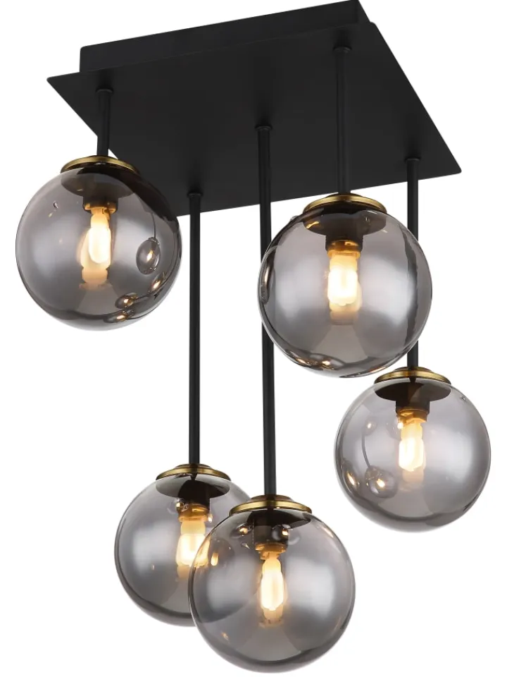 Globo lighting Decken- & Hängeleuchten<Deckenleuchte "JORGE" in black
