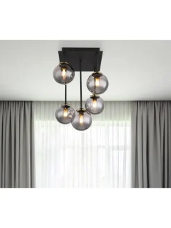 Globo lighting Decken- & Hängeleuchten<Deckenleuchte "JORGE" in black