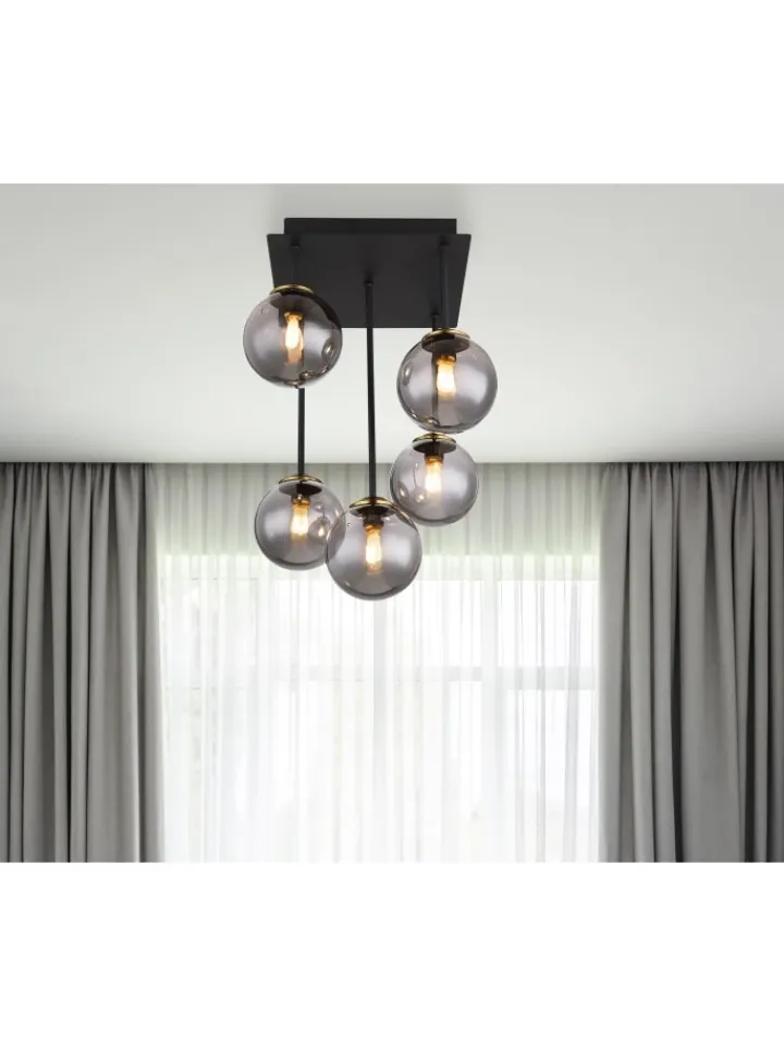 Globo lighting Decken- & Hängeleuchten<Deckenleuchte "JORGE" in black