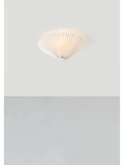 Marksljöd Decken- & Hängeleuchten<Deckenleuchte "Plisado" in Weiß - (H)17 x Ø 43 cm