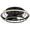Globo lighting Klima & Haushalt<Deckenventilator in Schwarz - (H)18 x Ø 50 cm