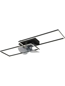 Globo lighting Klima & Haushalt<Deckenventilator "Tatiana" in Schwarz - (B)90 x (H)15 x (T)30 cm