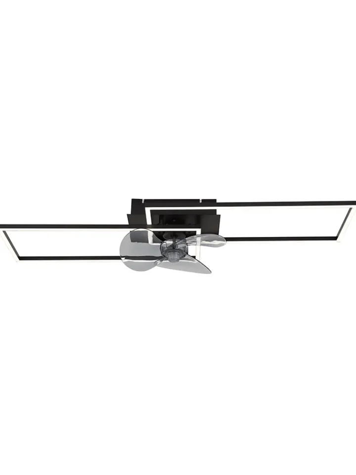 Globo lighting Klima & Haushalt<Deckenventilator "Tatiana" in Schwarz - (B)90 x (H)15 x (T)30 cm