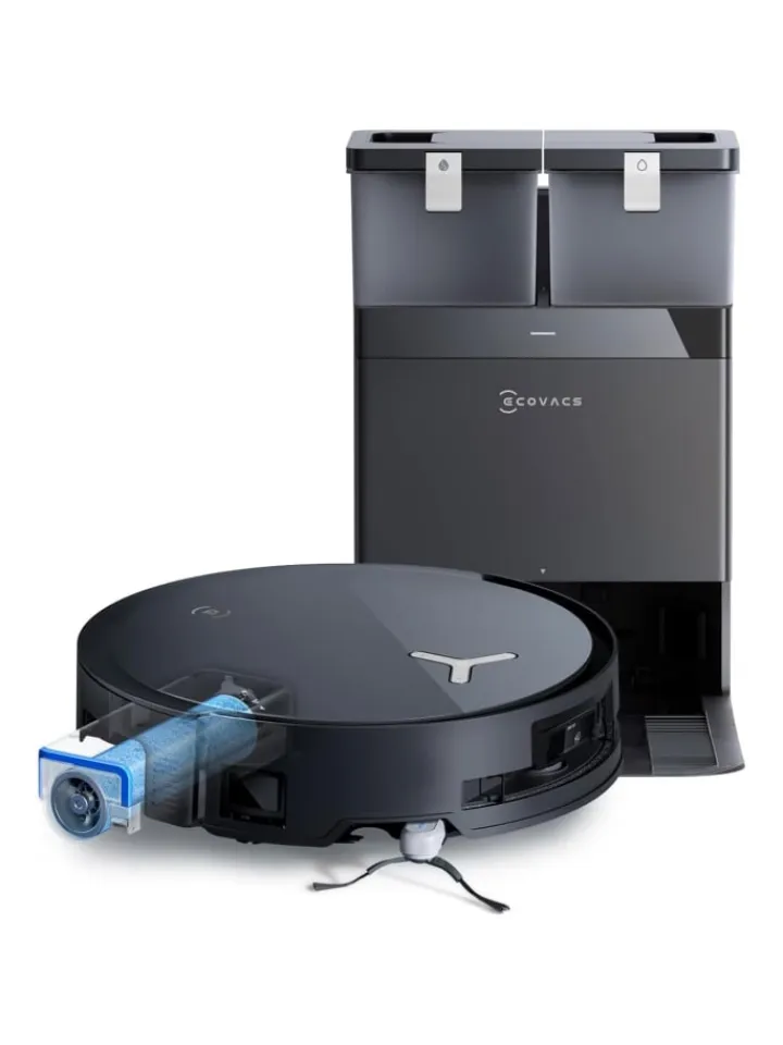 Ecovacs Staubsauger<DEEBOT X8 OMNI BLACK EU Saugroboter in Schwarz