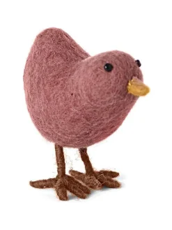 FILZLIG Wohndekoration<Dekoanhänger "Küken" in Pink - (B)10 x (H)8 cm