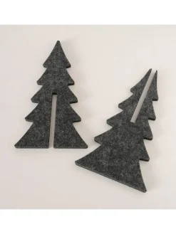 Boltze Dekofiguren & -Objekte<Dekoaufsteller "Felty" in Grau - (B)12 x (H)22 x (T)12 cm