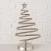 Boltze Dekofiguren & -Objekte<Dekoaufsteller "Firo" in Silber - (B)17 x (H)30 x (T)10,8 cm