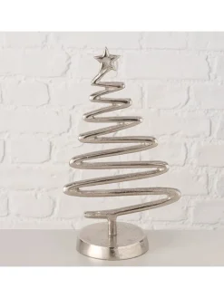 Boltze Dekofiguren & -Objekte<Dekoaufsteller "Firo" in Silber - (B)17 x (H)30 x (T)10,8 cm