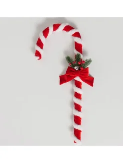 Boltze Weihnachtsschmuck<Dekoaufsteller "Zuckerstange" in Rot - (H)58 cm