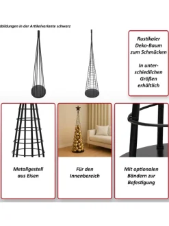MCW Wohndekoration<Deko-Baum O91, Schwarz