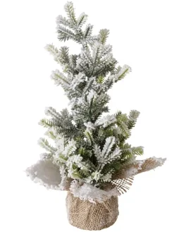 Boltze Künstliche Weihnachtsbäume<Dekobaum "Tanne" in Grün - (H)31 x Ø 15 cm