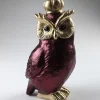 AM Design Dekofiguren & -Objekte<Dekofigur ''Eule'' in Gold/ Lila - (L)24 cm