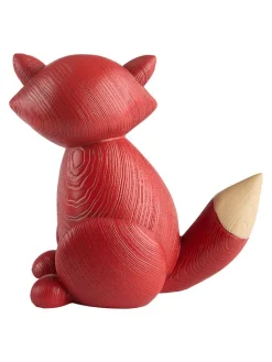 Jotex Dekofiguren & -Objekte<Dekofigur ''Foxess'' in Rot - (B)16,4 x (H)17,8 x (T)10,8 cm