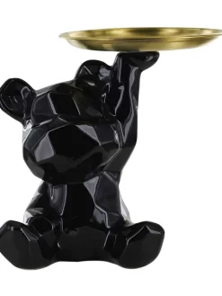 Rétro Chic Dekofiguren & -Objekte<Dekofigur in Schwarz - (H)12 cm
