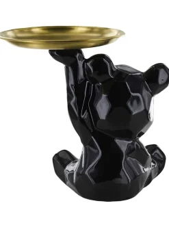 Rétro Chic Dekofiguren & -Objekte<Dekofigur in Schwarz - (H)12 cm