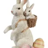 Clayre & Eef Dekofiguren & -Objekte<Dekofigur "Kaninchen" in Beige - (B)10 x (H)16 x (T)9 cm