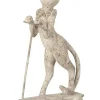 J Line Dekofiguren & -Objekte<Dekofigur "Katze auf Roller" in Grau - (B)11,5 x (H)19 x (T)5 cm
