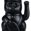 Donkey Dekofiguren & -Objekte<Dekofigur ''Lucky Cat'' in Schwarz - (B)10,5 x (H)15 x (T)8,5 cm