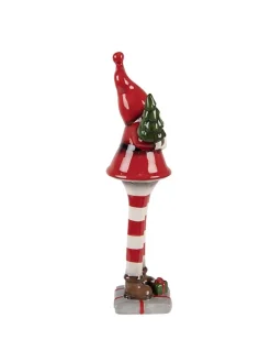 Clayre & Eef Dekofiguren & -Objekte<Dekofigur "Weihnachtsmann" in Rot/ Weiß - (H)30 cm