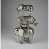AM Design Dekofiguren & -Objekte<Dekofigur "Wilde Tiere" in Silber - (B)23 x (H)33 cm