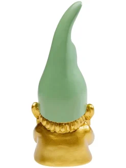 Kare Dekofiguren & -Objekte<Dekofigur "Zwerg" in Grün/ Gold - (H)21 cm