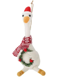 Bloomingville Wohndekoration<Dekohänger ''Arlo'' in Weiß/ Rot - (L)22 cm