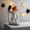 ABERTO DESIGN Lichterketten & Dekobeleuchtung|Lichterketten & Deko-Leuchten<Dekoleuchte "Astronaut" in Weiß - (H)32
