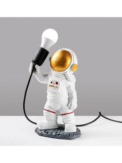ABERTO DESIGN Lichterketten & Dekobeleuchtung|Lichterketten & Deko-Leuchten<Dekoleuchte "Astronaut" in Weiß - (H)32 cm