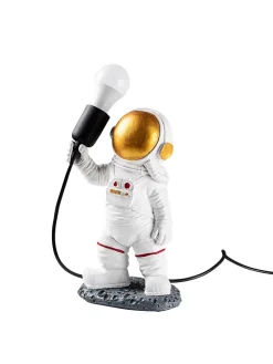 ABERTO DESIGN Lichterketten & Dekobeleuchtung|Lichterketten & Deko-Leuchten<Dekoleuchte "Astronaut" in Weiß - (H)32 cm