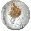 J Line Dekofiguren & -Objekte<Dekoobjekt in Transparent/ Gold - (H)8,5 x Ø 9 cm