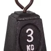 Anticline Dekofiguren & -Objekte<Dekoobjekt "3kg" in Schwarz - (B)8 x (H)15 x (T)8 cm