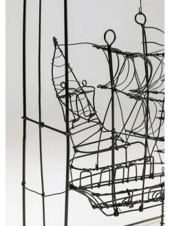 Kare Dekofiguren & -Objekte<Dekoobjekt "Sail Boat" in Schwarz - (B)23 x (H)28 x (T)8 cm