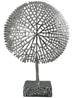 GILDE Dekofiguren & -Objekte<Dekoobjekt "Tree" in Silber - (B)36 x (H)53 cm