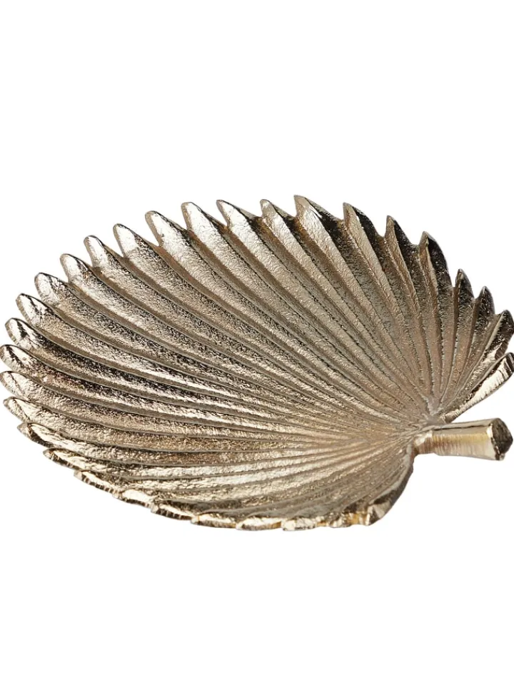 Butlers Dekoschalen<Deko-Palmblatt GOLDEN NATURE in Gold