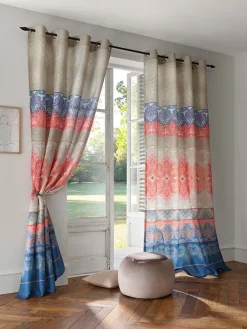 heine home Gardinen, Jalousien & Rollos<Dekoschal in Beige/ Rot/ Blau