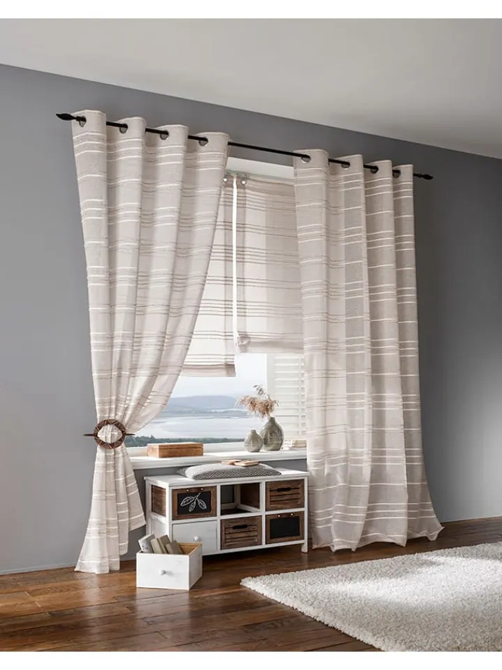 heine home Gardinen, Jalousien & Rollos<Dekoschal in Creme