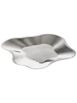 iittala Dekoschalen<Dekoschale ''Aalto'' in Silber - (L)49 x (B)50,4 cm