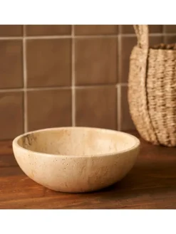 BELLA MAISON Dekoschalen<Dekoschale ''Ephesus'' in Beige - (H)7 x Ø 20 cm