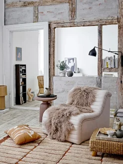 Bloomingville Dekoschalen<Dekoschale "Evi" in Beige - Ø 22 cm